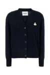 Isabel Marant Étoile Isabel Marant Etoile Midnight Blue Cotton Blend Karina Cardigan In Midnight