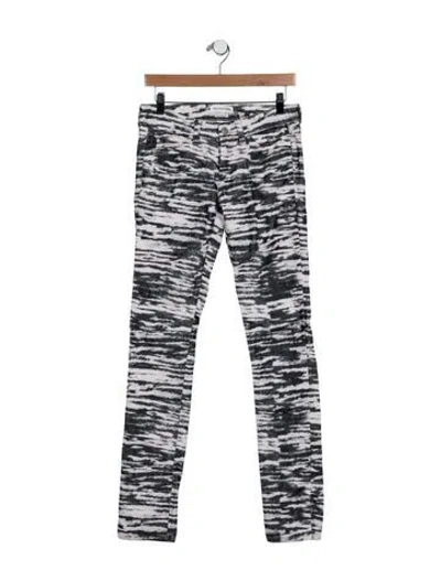 Pre-owned Isabel Marant Étoile Mid-rise Skinny Leg Jeans In Black