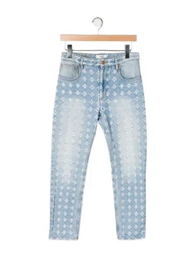 Pre-owned Isabel Marant Étoile Mid-rise Skinny Leg Jeans In Blue