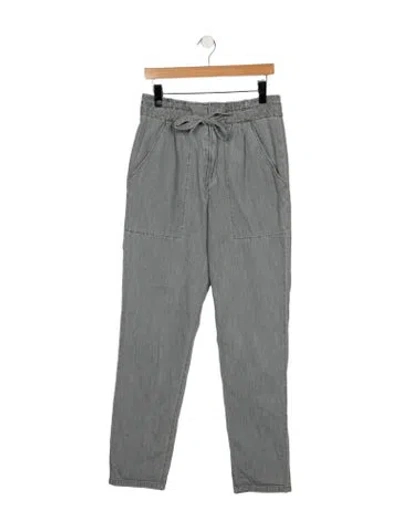 Pre-owned Isabel Marant Étoile Mid-rise Straight Leg Jeans In Blue