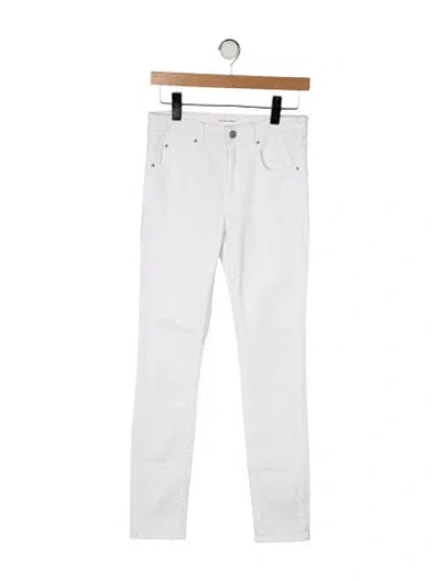 Pre-owned Isabel Marant Étoile Mid-rise Straight Leg Jeans In Neutral