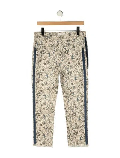 Pre-owned Isabel Marant Étoile Mid-rise Straight Leg Jeans In Neutral