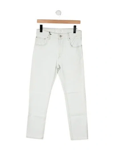 Pre-owned Isabel Marant Étoile Mid-rise Straight Leg Jeans W/ Tags In Green