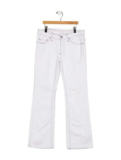 Pre-owned Isabel Marant Étoile Mid-rise Wide Leg Jeans In Blue