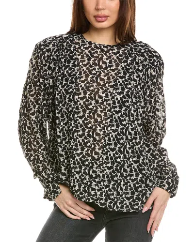 Isabel Marant Étoile Isabel Marant E'toile Midway Silk-blend Blouse In Black