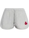 Isabel Marant Étoile Mifa Logo-print Track Shorts In Grey