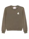 Isabel Marant Étoile Mike Logo-detail Sweatshirt In Brown