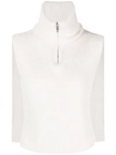 Isabel Marant Étoile Brushed Knitted Vest In Neutrals