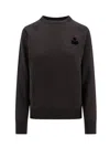 Isabel Marant Étoile Milla Cotton Sweatshirt With Round Neck In Black