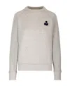 Isabel Marant Étoile Nash Intarsia Cotton And Wool-blend Turtleneck Sweater In White