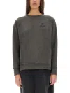 Isabel Marant Étoile Milla Sweat Shirt-38f Nd Isabel Marant Etoile Female In Grey
