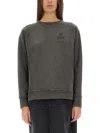Isabel Marant Étoile Milla Sweat Shirt-38f Nd Isabel Marant Etoile Female In Grey