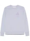 Isabel Marant Étoile Light Purple Logo Sweatshirt In Violett