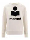 Isabel Marant Étoile Isabel Marant Etoile Melange Sand Cotton Blend Millyny Sweatshirt In White