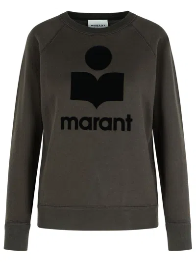 ISABEL MARANT ÉTOILE MILLYNY' BLACK COTTON BLEND SWEATSHIRT