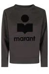 Isabel Marant Étoile Millyny Black Crewneck Sweatshirt In Gray