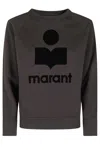 Isabel Marant Étoile Millyny Black Crewneck Sweatshirt In Gray