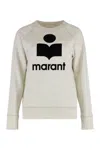 Isabel Marant Étoile Isabel Marant Etoile Millyny Cotton Blend Crew-neck Sweatshirt In White