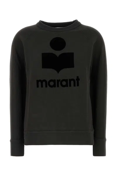 Isabel Marant Étoile Isabel Marant Etoile Millyny Cotton-blend Sweatshirt In Black