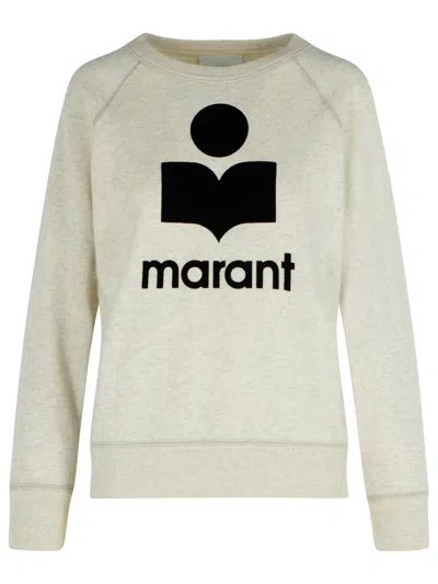 Isabel Marant Étoile Millyny Ecru Cotton Blend Sweatshirt In Neutral