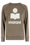 Isabel Marant Étoile Logo-print Long-sleeve Sweatshirt In Brown