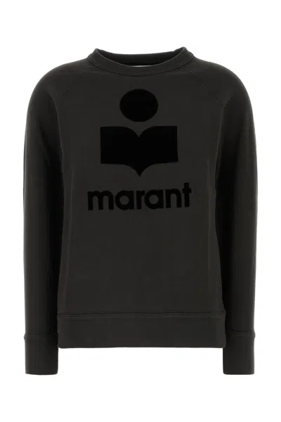 ISABEL MARANT ÉTOILE ISABEL MARANT ETOILE SLATE COTTON BLEND MILLYNY SWEATSHIRT