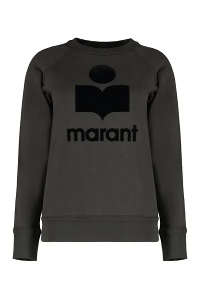 Isabel Marant Étoile Isabel Marant Etoile Millyny Logo Sweatshirt In Black
