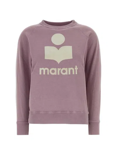 Isabel Marant Étoile Millyny Logo-print Raglan-sleeve Sweatshirt In Pink