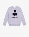 Isabel Marant Étoile Sweatshirt Isabel Marant Etoile Woman Color Lilac In Lilac/dark Navy