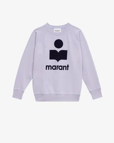 Isabel Marant Étoile Millyny Sweatshirt In Lilac/dark Navy