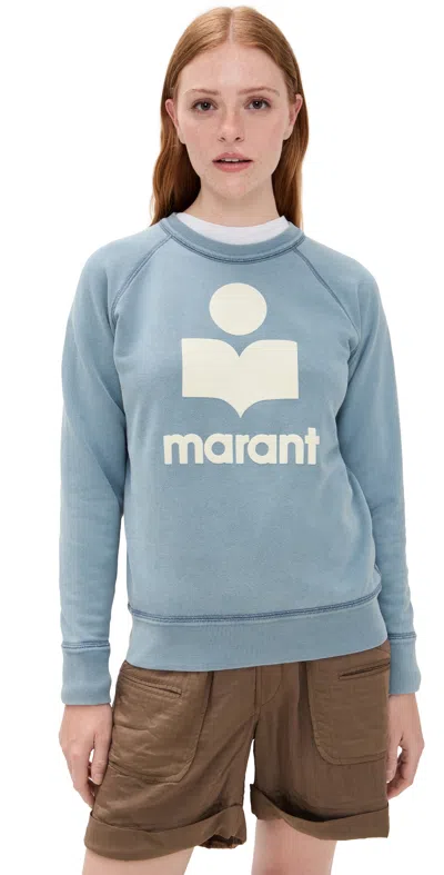 Isabel Marant Étoile Millyny Sweatshirt Slate Blue/ecru