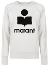 Isabel Marant Étoile Isabel Marant Etoile Millyny Cotton Blend Crew-neck Sweatshirt In White