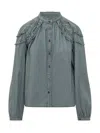Isabel Marant Étoile Milya Blouse In Blue