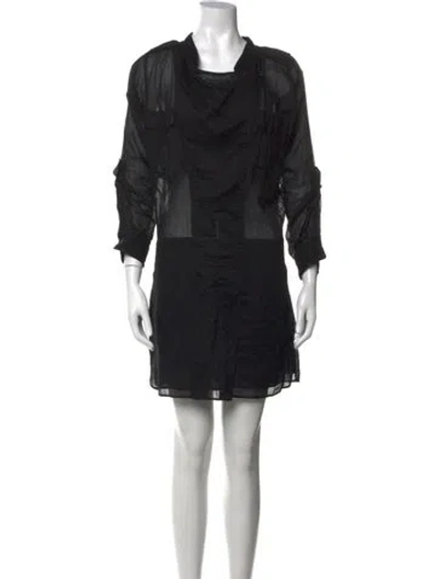 Pre-owned Isabel Marant Étoile Mini Dress In Black