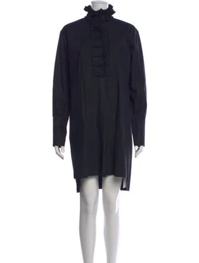 Pre-owned Isabel Marant Étoile Mini Dress In Blue