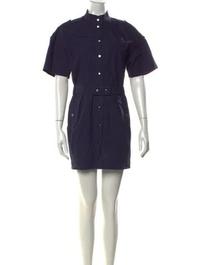 Pre-owned Isabel Marant Étoile Mini Dress In Blue