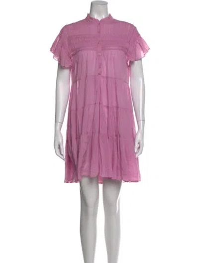 Pre-owned Isabel Marant Étoile Mini Dress In Purple