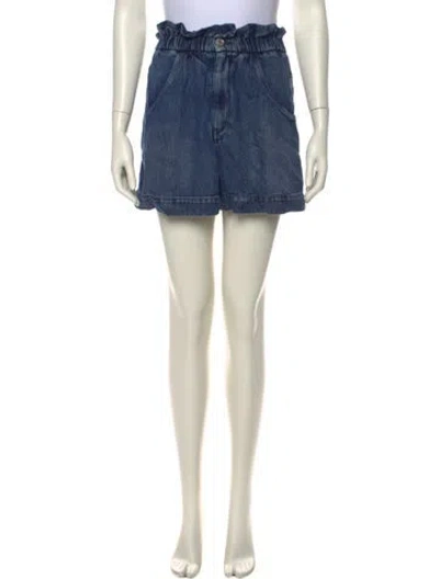 Pre-owned Isabel Marant Étoile Mini Shorts In Blue
