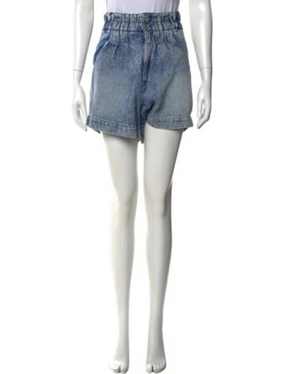Pre-owned Isabel Marant Étoile Mini Shorts In Blue