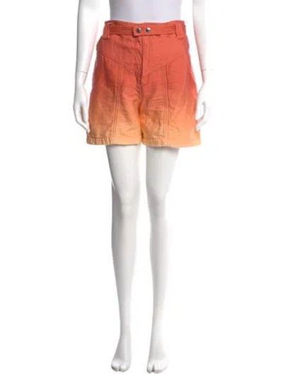 Pre-owned Isabel Marant Étoile Mini Shorts In Orange