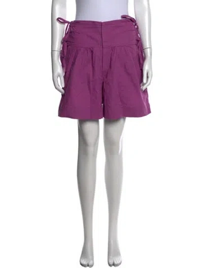 Pre-owned Isabel Marant Étoile Mini Shorts In Purple