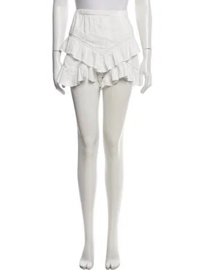 Pre-owned Isabel Marant Étoile Mini Shorts In White