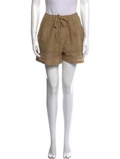 Pre-owned Isabel Marant Étoile Mini Shorts In Yellow