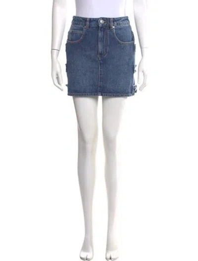 Pre-owned Isabel Marant Étoile Mini Skirt In Blue