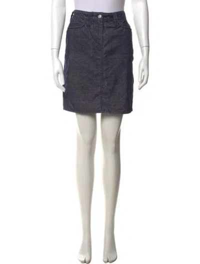 Pre-owned Isabel Marant Étoile Mini Skirt In Blue