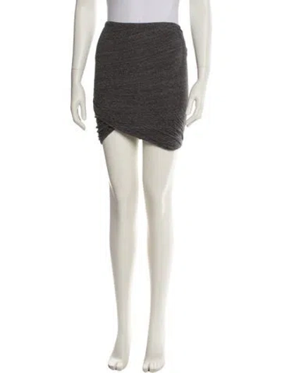Pre-owned Isabel Marant Étoile Mini Skirt In Gray