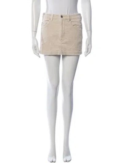 Pre-owned Isabel Marant Étoile Mini Skirt In Neutrals