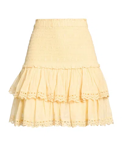 Isabel Marant Étoile Mini Skirt In Yellow