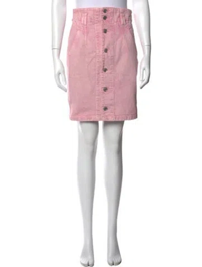 Pre-owned Isabel Marant Étoile Mini Skirt In Pink