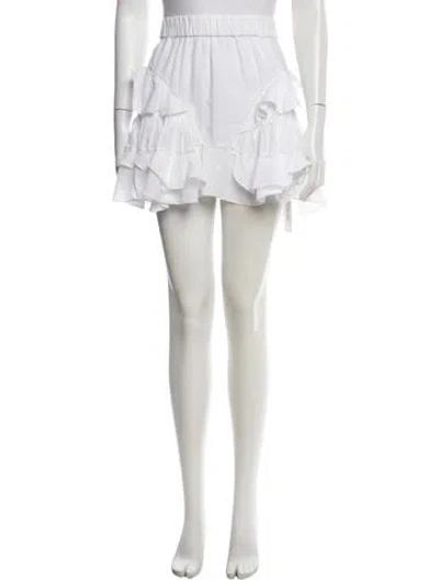 Pre-owned Isabel Marant Étoile Mini Skirt In White